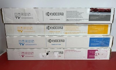 Genuine Kyocera TK-8517 KCMY Toner Cartridge Set of 4 for TASKalfa 5052ci 6052c #1