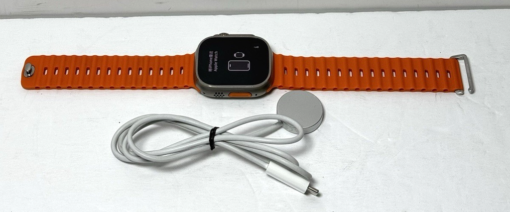 Apple Watch Ultra 2 49mm GPS+Cell Titanium Case/Orange Band #6