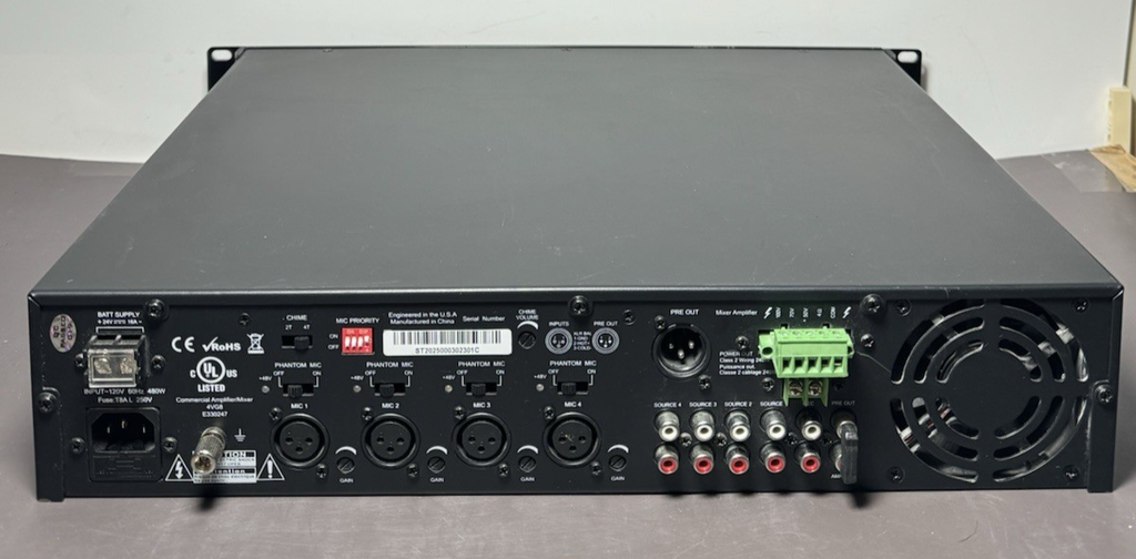 Episode ECA-70MIXAMP-1-240 Commercial Power Amplifier #7