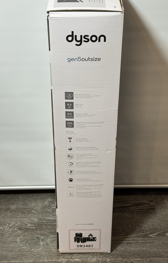 Dyson Gen5outsize Cordless Vacuum with 8 accessories -Nickel/Blue-New Sealed #3