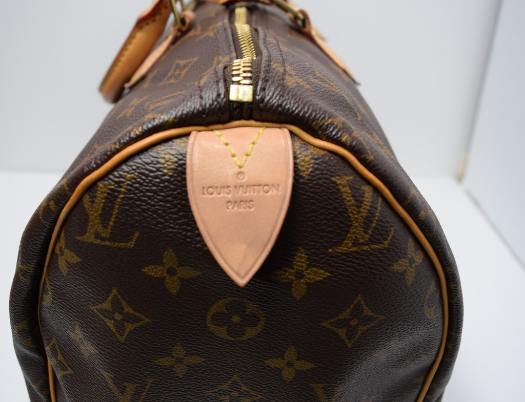 Louis Vuitton Speedy 40 Monogram Canvas Handbag SD2169 #6