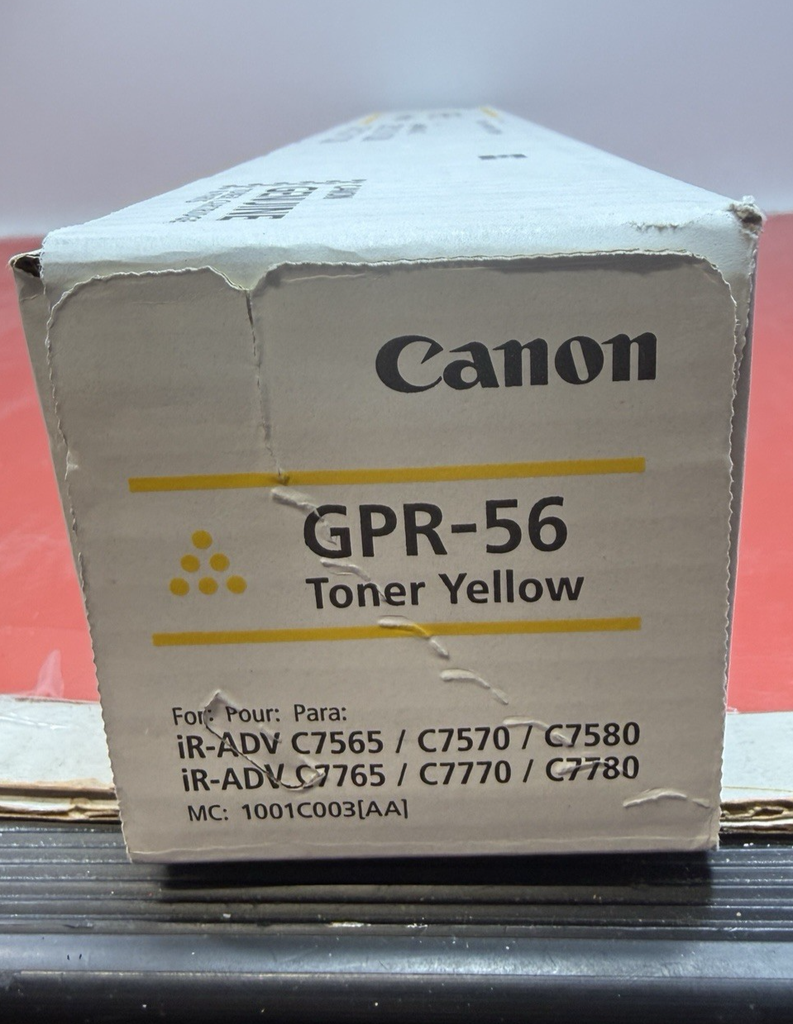 Canon Genuine OEM - GPR-56 Toner Cartridge - Yellow - Brand New Factory Sealed #2