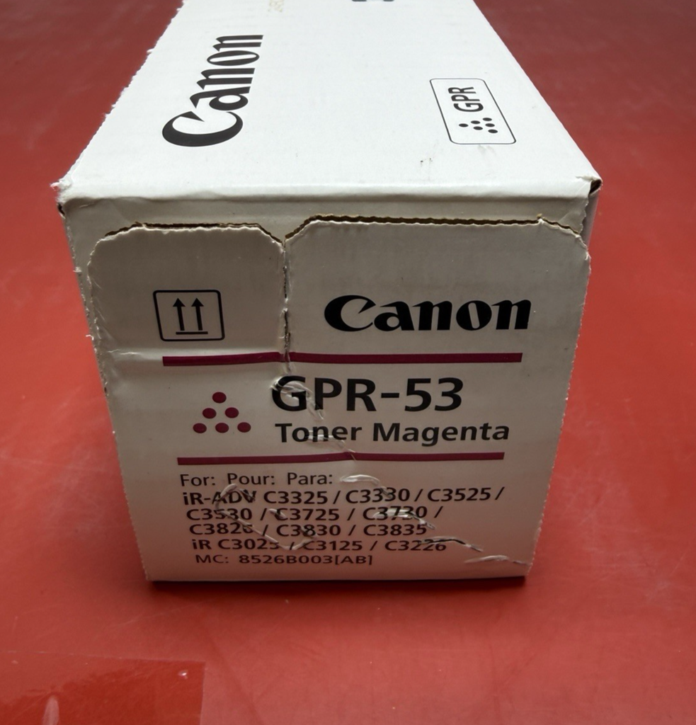 FACTORY SEALED- Genuine Canon GPR-53 GPR53 OEM Magenta Toner Cartridge #2