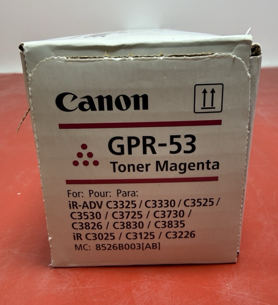 FACTORY SEALED- Genuine Canon GPR-53 GPR53 OEM Magenta Toner Cartridge #3