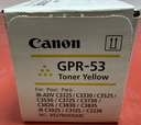 Genuine Canon GPR53 (8527B003) Yellow Toner Cartridge - NEW SEALED price