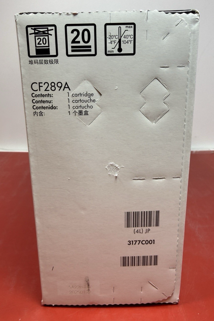 HP 89A Black Original LaserJet Toner Cartridge - CF289A NEW FACTORY SEALED #3