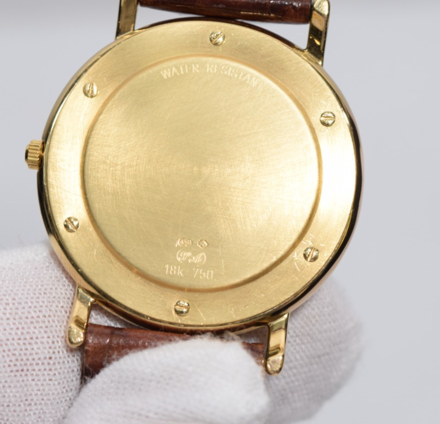 Tissot 1853 Solid 18K Gold (750) Swiss Quartz Date Dress Watch 33.75mm #7