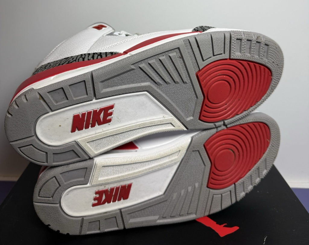 Air Jordan 3 Retro Fire Red DN3707-160  US MENS SIZE 8 #4