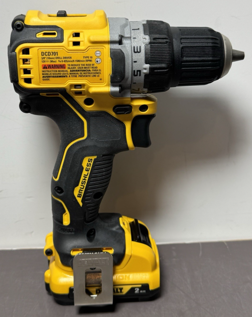 DeWalt DCD701 12V Max Brushless Cordless 3/8" Drill/Driver w/ 2.0AH batt+charger #2