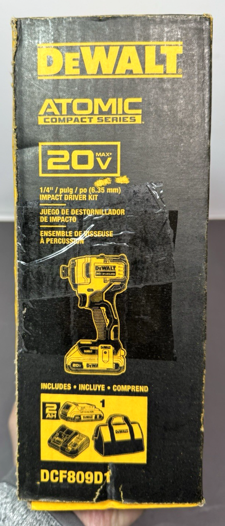 DEWALT DCF809D1 20V Max Brushless 1/4" Impact Driver Kit - New Factory Sealed #3