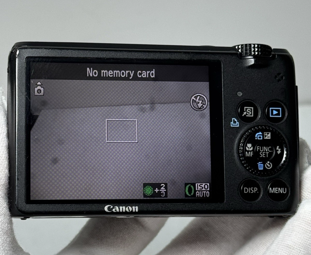 Canon PowerShot S95 10MP Digital Camera Black w/charger & batt #1