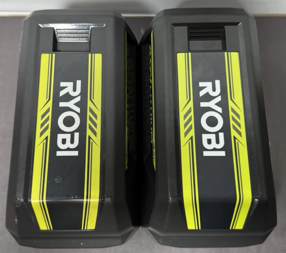 Ryobi OP407VNM 40V Lithium-Ion 3-Port Charger with 2 x Battery 4Ah #5