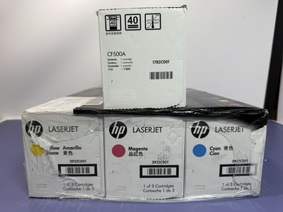 Full 4 Piece HP 202A  CF500A CF501A CF502A CF503A Toner Set - OEM MFD: 2025 #3