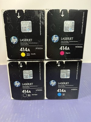 Genuine HP 414A Laserjet Full CMYK Toner Set W2020A W2021A W2022A W2023A #3