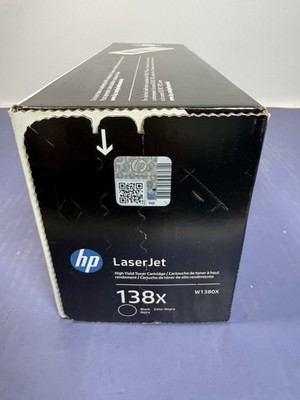 HP 138X Black High Yield Toner Cartridge for LaserJet Pro Printers W1380X 11/25 #2