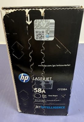 HP 58A LaserJet Black Toner Cartridge CF258A Genuine HP New / Sealed MFD: 12/25 #2