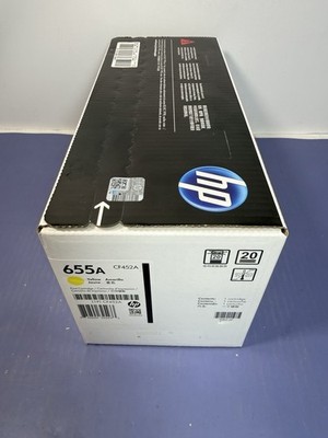 HP 655A Yellow Original LaserJet Toner Cartridge CF452A MFD: 10/25 #3