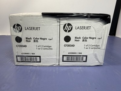 HP 83A / HP 83X Black - Print Cartridges - 2 Pack - CF283A / CF283X - Sealed #1