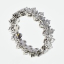 Tiffany & Co Aria Eternity Band PT950 ~2.70CTW 45 Diamonds Sz 6.5 Box + Service price