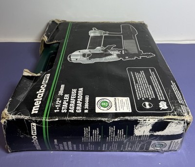 Metabo N3804AB3 18-Gauge 1/4" Narrow Crown Finish Stapler Pneumatic Air Tool-NEW #2