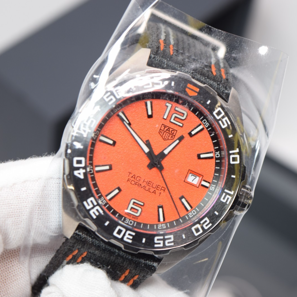 Tag Heuer Formula 1 Orange Dial 43 mm Box Stainless Steel Quartz WAZ101A.FC8305 #2