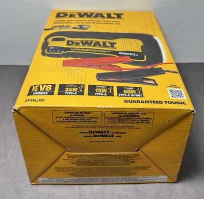 Dewalt DXAELJ25C Jump Starter W/USB Power Bank Automotive 2500 Peak Amp - New #4