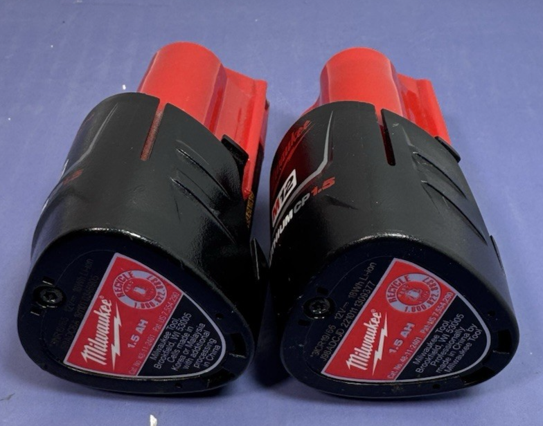 Milwaukee Drill Driver/Right Angle Drill 2407-20/2415-20 + 1.5 AH Battery #10