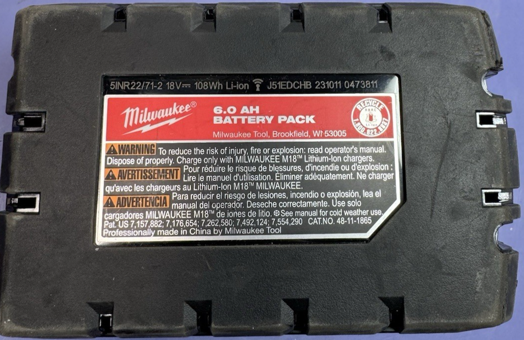 Milwaukee Drywall Screw Gun /Hammer/Impact 2866-20 2904-20 2853-20 + 6.0AH Batt #11