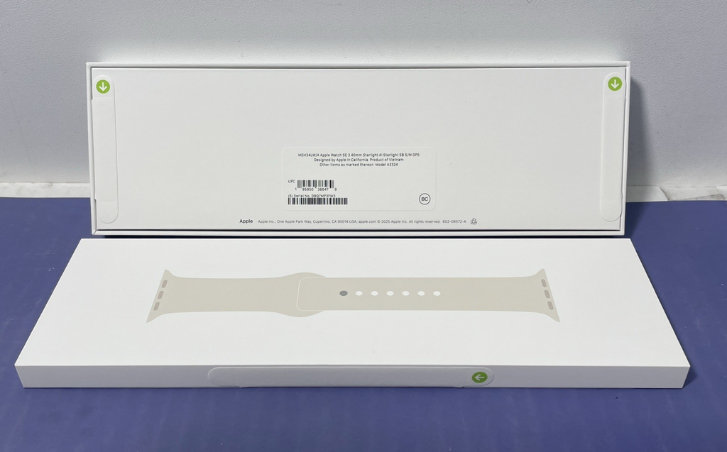 Apple Watch SE 3 40mm GPS Starlight Aluminum w Sport Band S/M-Factory Sealed #2