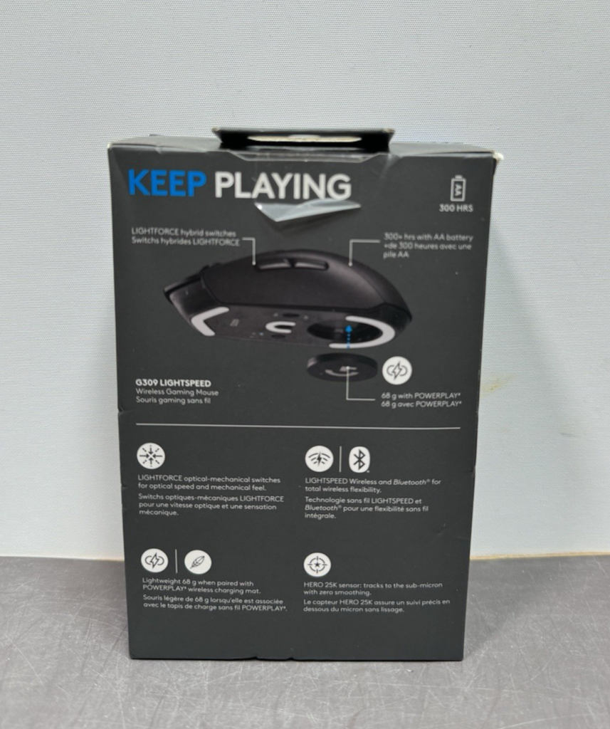 New Logitech G309 Lightspeed Wireless Gaming Mouse, Lightweight, LIGHTFORCE #1