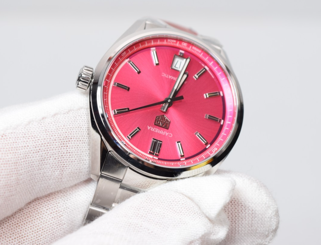 New Tag Heuer Carrera Date Automatic Pink Dial Women's Watch WBN2313.BA0001 #4
