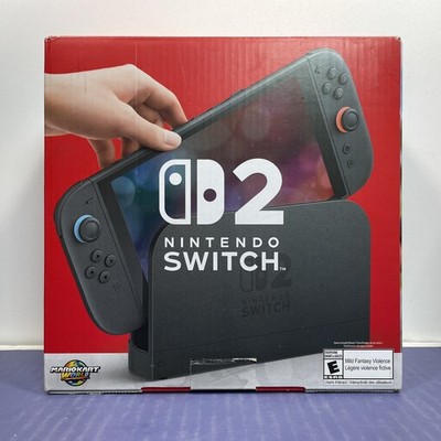 Nintendo Switch 2 System Handheld Console Black  W/ Valid Mario Kart World DL #1