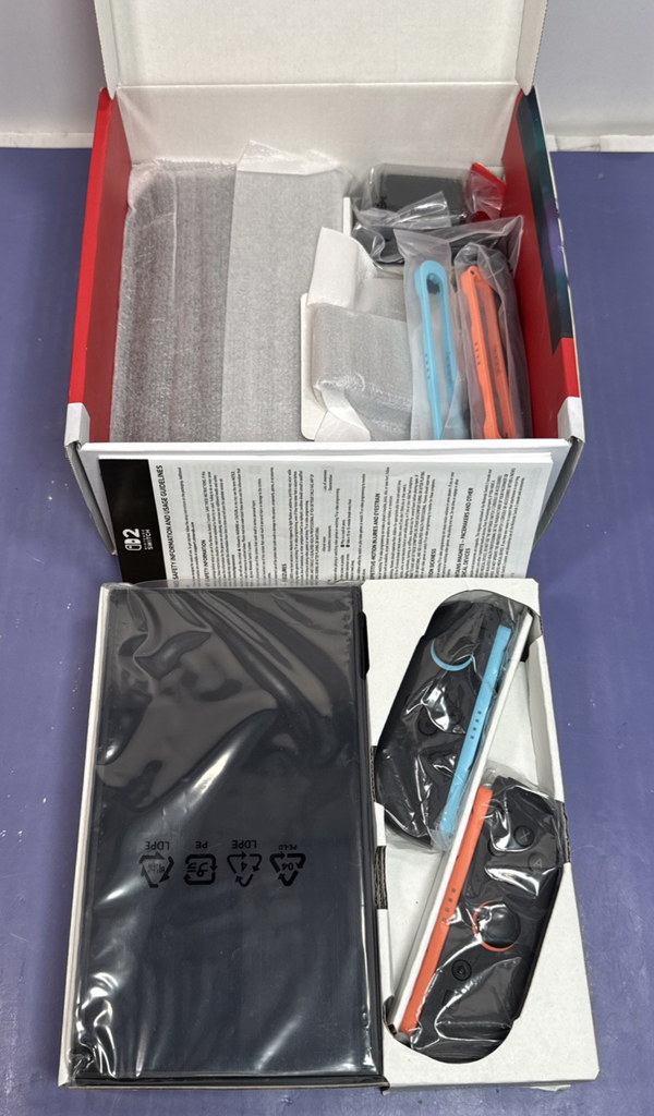 Nintendo Switch 2 System Handheld Console Black  W/ Valid Mario Kart World DL #3