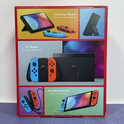 Nintendo Switch OLED Handheld Console - 64GB - Blue/Neon Red/Neon #1