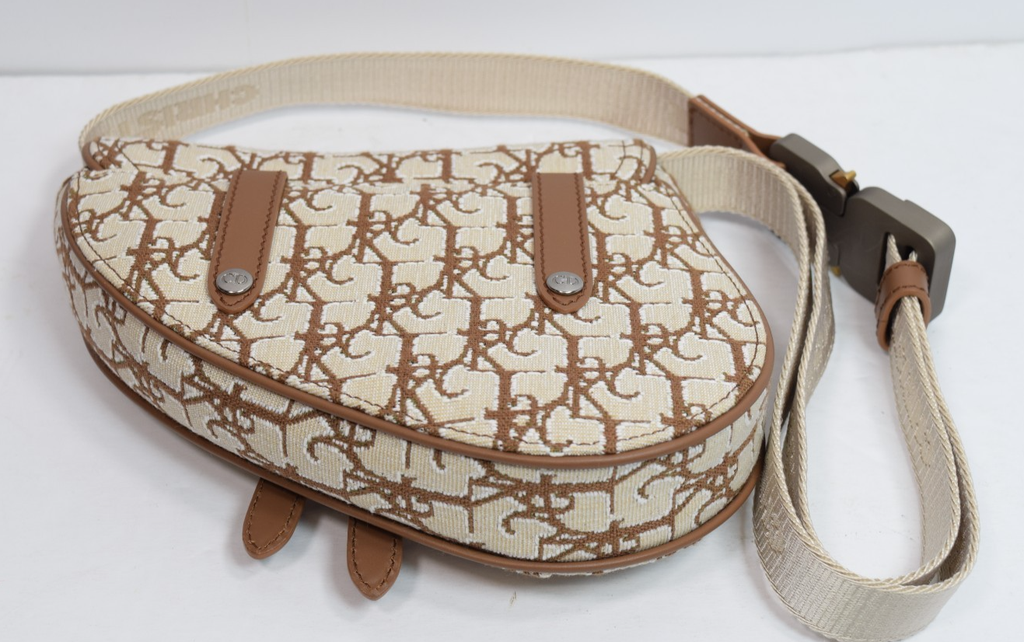 Dior x Travis Scott Cactus Jack Mini Saddle Belt Bag Oblique Jacquard BNWT #8