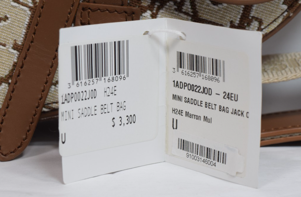 Dior x Travis Scott Cactus Jack Mini Saddle Belt Bag Oblique Jacquard BNWT #11