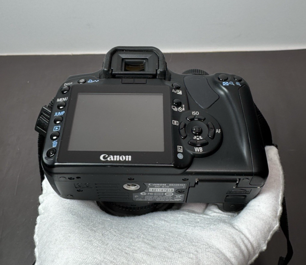 Canon EOS Rebel XTi DS126151  W/ EF-S 18-55mm F/1:3.5-5.6 Lens & Charger Battery #5