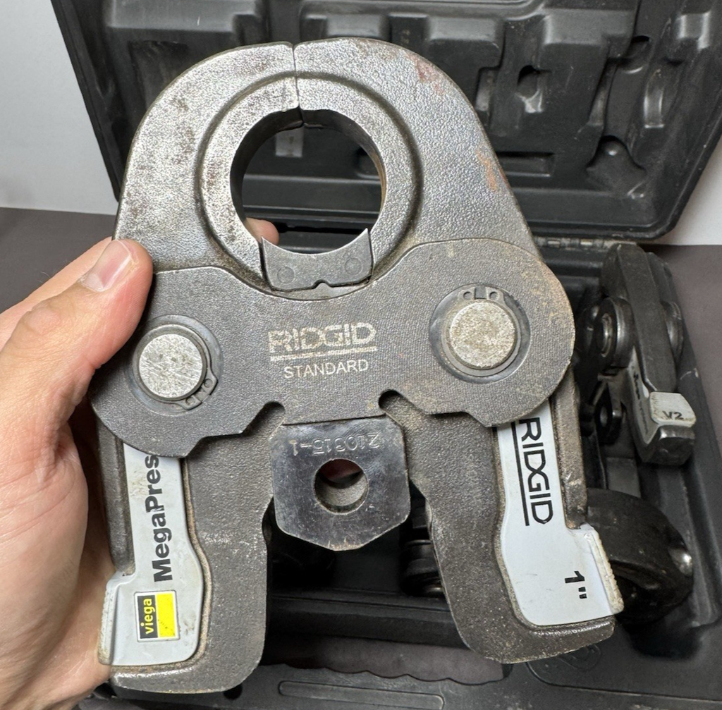 Ridgid 48553 Megapress Jaws & Rings Jit, 1/2" to 2" - Complete Bundle #4