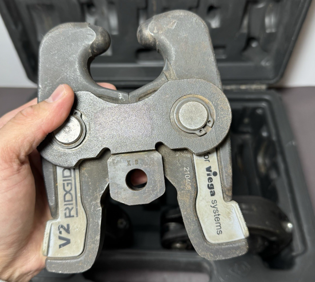 Ridgid 48553 Megapress Jaws & Rings Jit, 1/2" to 2" - Complete Bundle #6