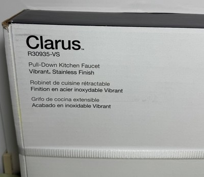 KOHLER R30935-VS Clarus Single Handle Pull Down Sprayer Kitchen Faucet-New #1