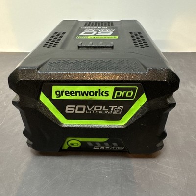 GreenWorks Pro 60V 4.0Ah 4.0 Clean Preowned High Current (HC) Battery LB604 #1
