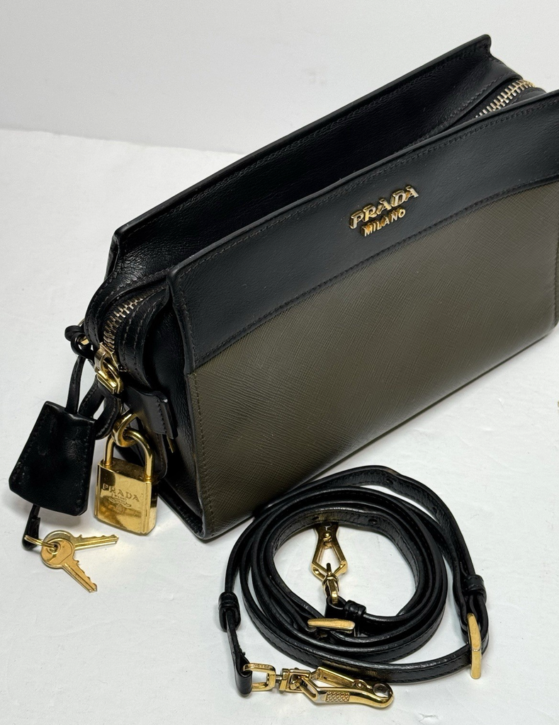 Prada Saffiano City Calf Esplanade Crossbody bag #5