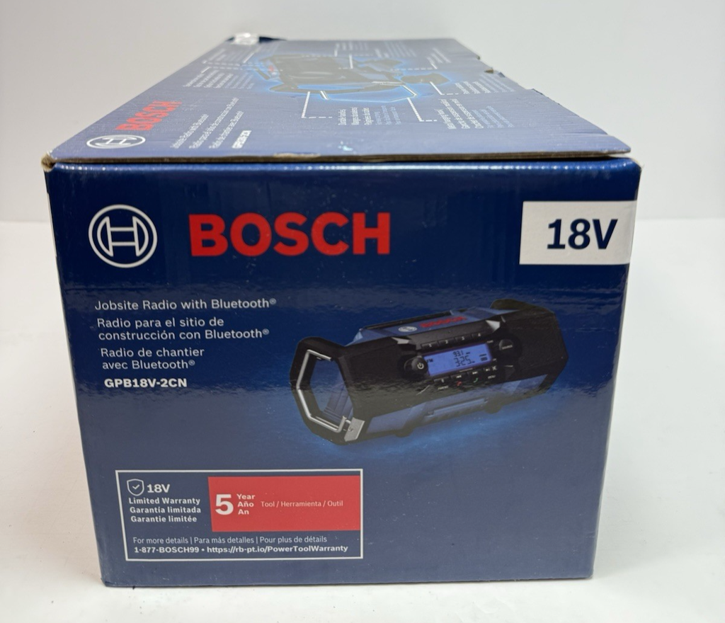 Bosch GPB18V-2CN 18V Job-site Radio w/ Bluetooth Compact High Performance-New #1