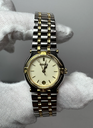 Vintage Gucci 9000L Ladies Two‑Tone Stainless Steel Watch – Pre‑Owned buy
