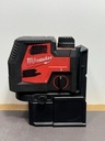 Milwaukee 3522-20 Cross Line & Plumb Point Laser Lever With Battery used