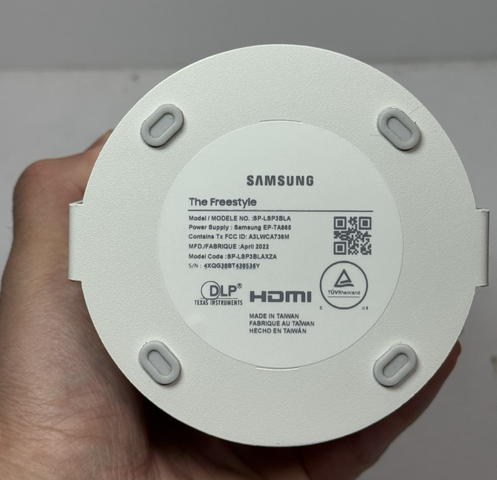 Samsung The Freestyle SP-LSP3BLA Portable Smart Projector w/battery base #3