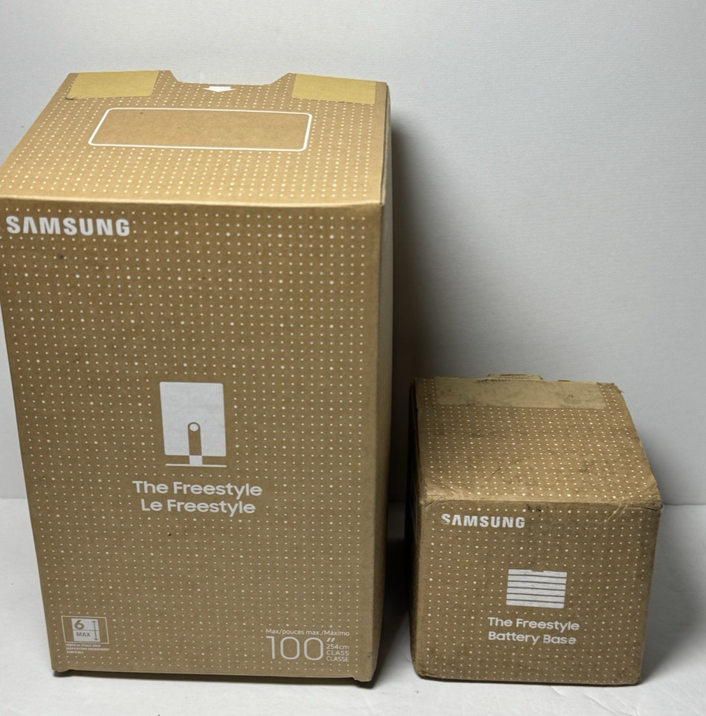 Samsung The Freestyle SP-LSP3BLA Portable Smart Projector w/battery base #9