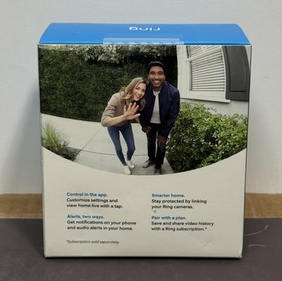 Ring Video Doorbell Wired + Chime Bundle 1080p HD Security Camera -New Sealed #1