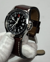 Victorinox Swiss Army Watch w/ Black Face & Brown Leather Strap 24798-40mm in Boston