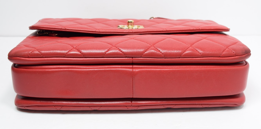 Chanel Trendy CC Top Handle Bag Quilted Lambskin Medium #4